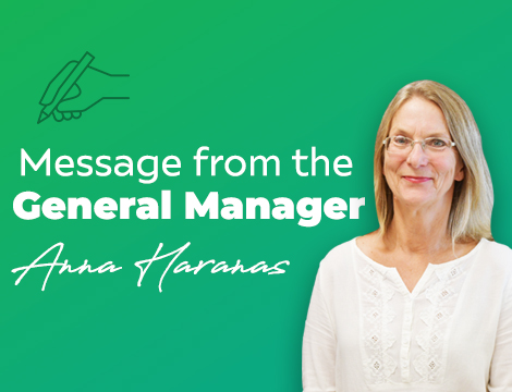 Message from the General Manager (22 August 2021)